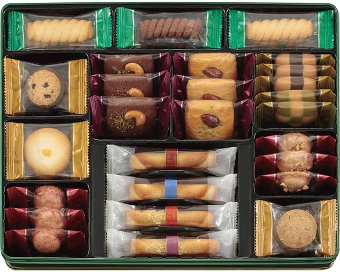 Amazon ゴンチャロフ プロミネント アソート お菓子 人気 ギフト ラッピング済 50個 全国うまいもん便 ビスケット クッキー 通販