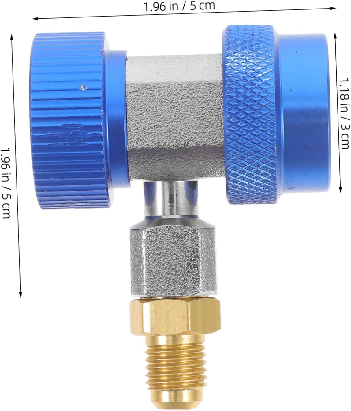 Gatuida 3pcs Car Air Conditioner Coupler Adapter Refrigeration System Connector Easy to Install Durable Design for All Car Models Efficient Quick Connector Tool