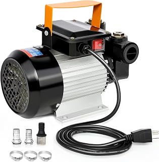 110V AC 550W Self Priming Electric Transfer Pump for Kerosene Diesel Pump,FAHKNS 20-60L/Min Oil Change Transfer Extractor Pump Kit