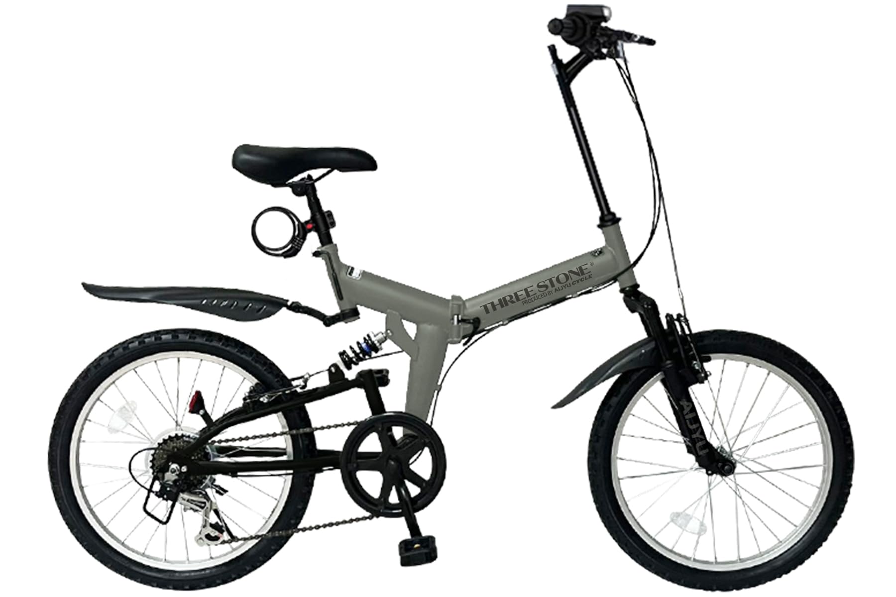 タイヤ新品！【前後サス付き】20インチ折りたたみ自転車 Amazon | 防災サイクル 20インチ ノーパンクタイヤ 折りたたみ自転車
