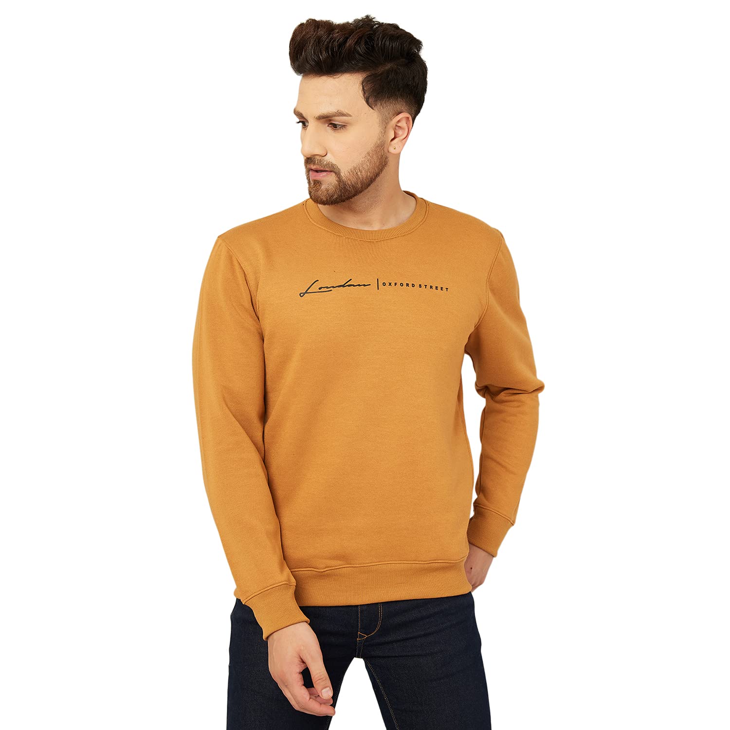 Men's Round Neck Full Sleeve Cotton Polyester Sweat Shirt…-image-32