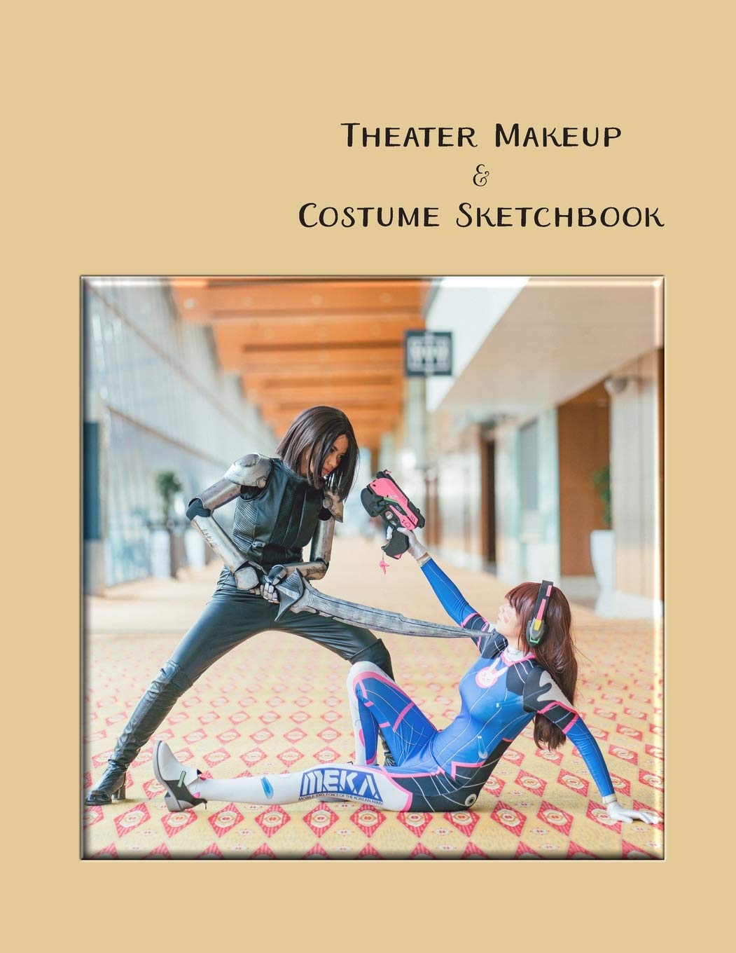 Theater Makeup And Costume Sketchbook: Anime Fight Scene, Female Silhouette Performance Art Costume Design Workbook, Cosplay Idea Journal, Character Roleplay Outfit Ensemble, Drama Attire Notebook