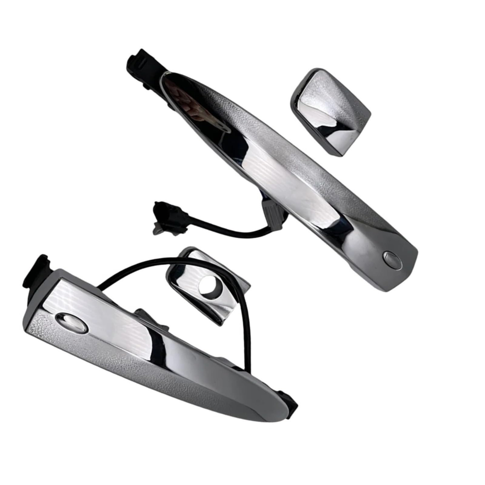 Kedfbts Front Left Right Car Outer Handle Compatible With Maxima For S Sv For Murano For Le S Sl 2009 2010-2014 Car Front Chrome Exterior Door Handles Silver 826469N00a 80640-3Sg0a(Front Left Right)