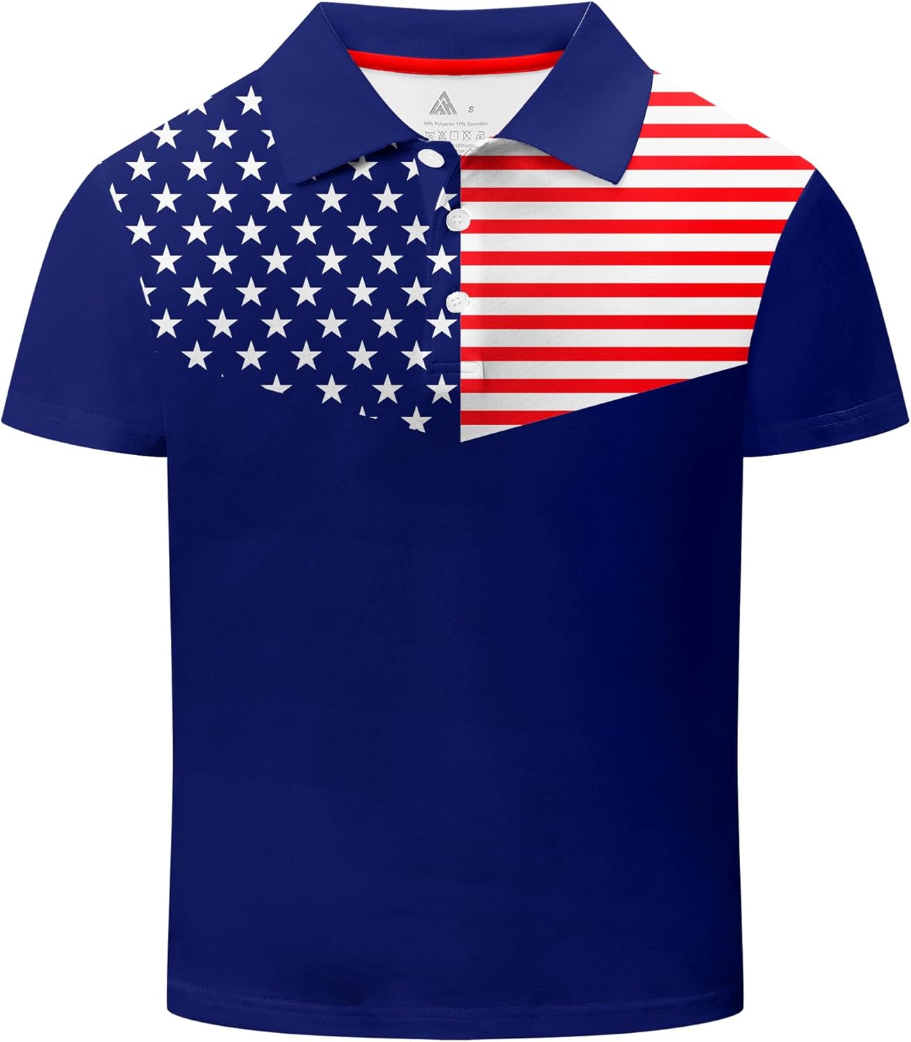 Boys Short Sleeve Polo Shirt Patriotic Polo Shirts for Boys 4th of July Performance Golf Shirts School Uniform Boys Short Sleeve Polo Shirt Patriotic Polo Shirts for Boys 4th of July Performance Golf Shirts School Uniform
