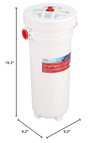 Miniatura 8 de Watts OFPSYS OneFlow Plus Sistema de prevención de báscula sin sal y filtración de agua, filtro de agua de carbono, cartucho de reducción de
