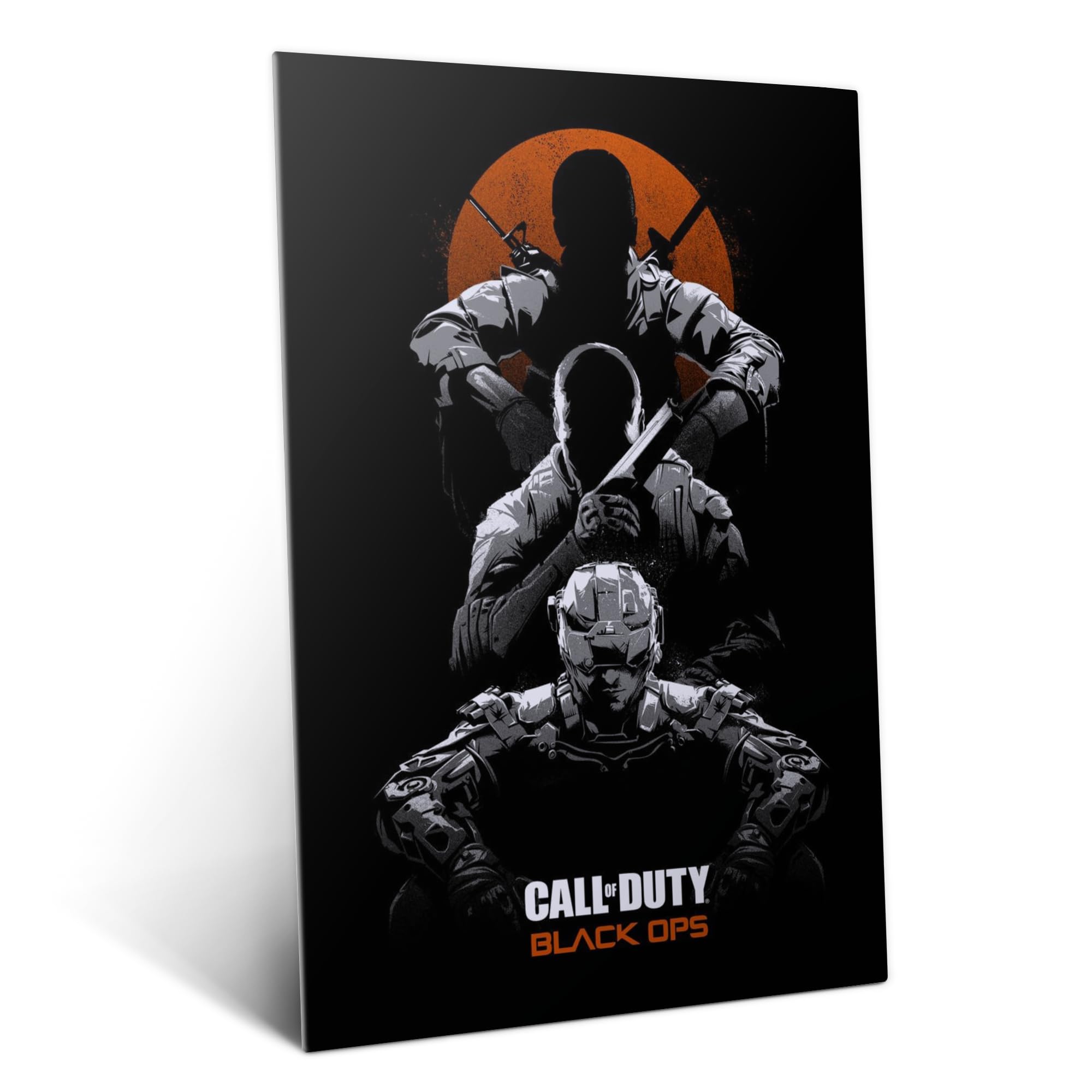 Displate Metal Poster Call of Duty CoD Black Ops Wandbild 32 x 45 cm | Magnetische Befestigung Wandposter. Wanddeko, Metall Wandkunst, Wanddekoration im Wohnzimmer in Schlafzimmern & Büros.