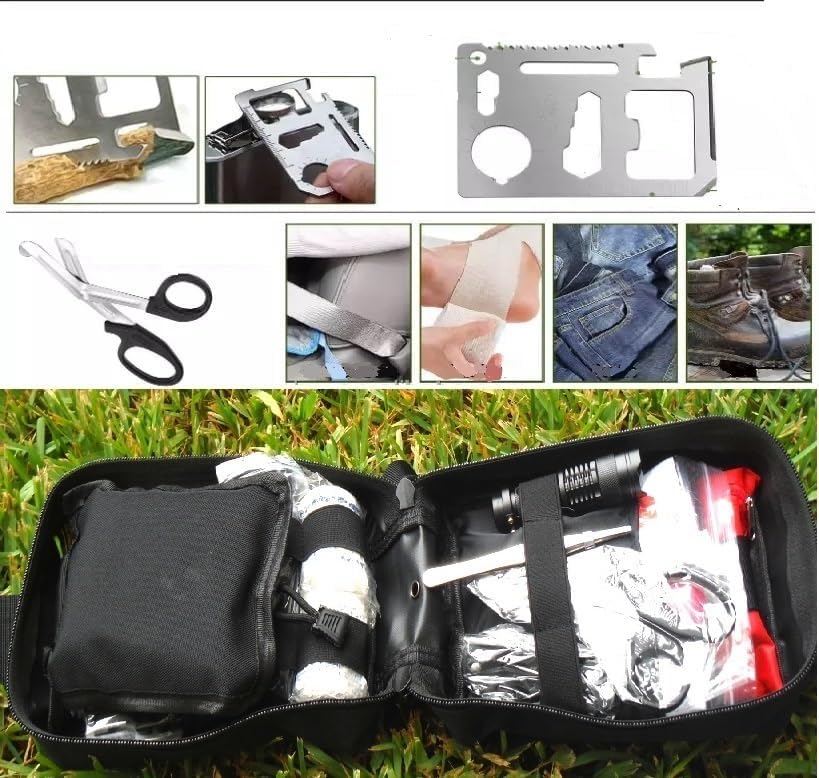 Miniatura 5 de Galaxy - 251 kits de primeros auxilios para supervivencia, emergencia, trauma, militar, táctico, médico, caza, camping, senderismo, pesca, bolsa