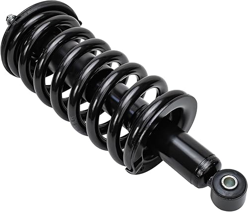 Miniatura 5 de Detroit Axle - Amortiguadores para Nissan Titan 4WD 2004-2015 sin paquete todoterreno 2 puntales delanteros con resorte helicoidal 2 amortiguadores