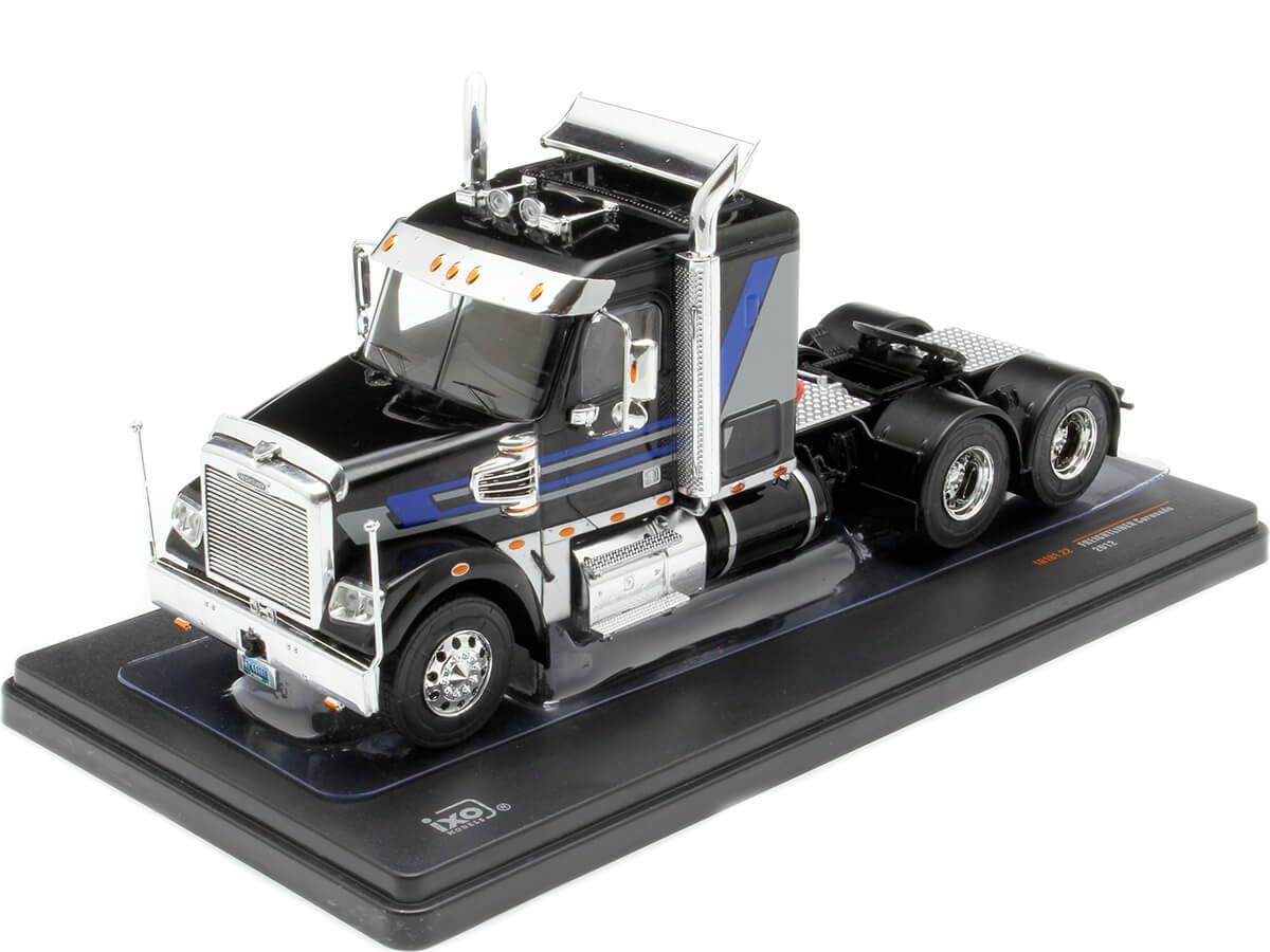 IXO DIECAST 1/43 2012 FREIGHTLINER CORONADO TRUCK CAB/TRACTOR BLACK/BLUE TR181