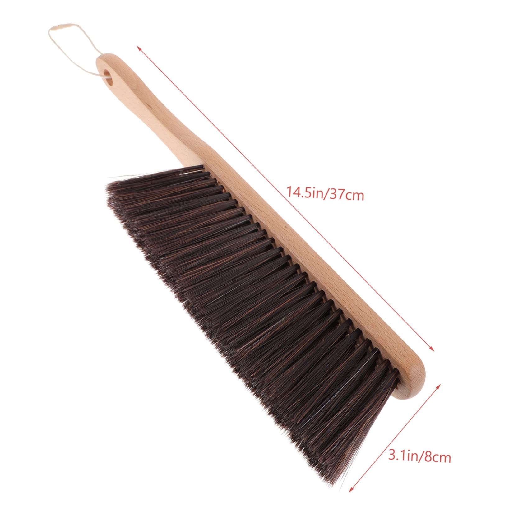 Unomor Cleaning Brush Bed Brush Sofa Brush Home Sofa Carpet Brush Practical Made of Wood and Hairbrush