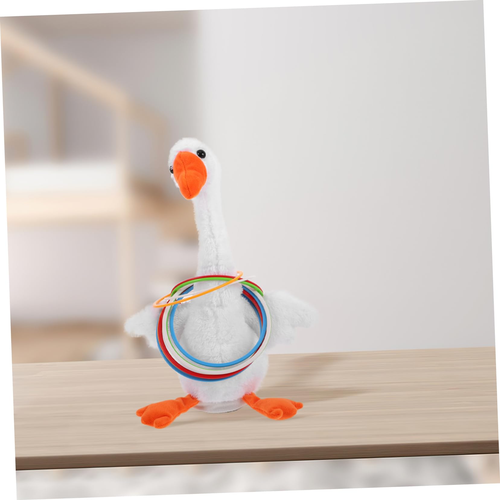 Gatuida Set Di Anelli Da Lancio Elettrico Per Bambini, Gioco Interattivo Genitore-figlio, Accessorio Didattico Prescolare Per Sviluppo Motricità e Concentrazione, Per Mercati Notturni