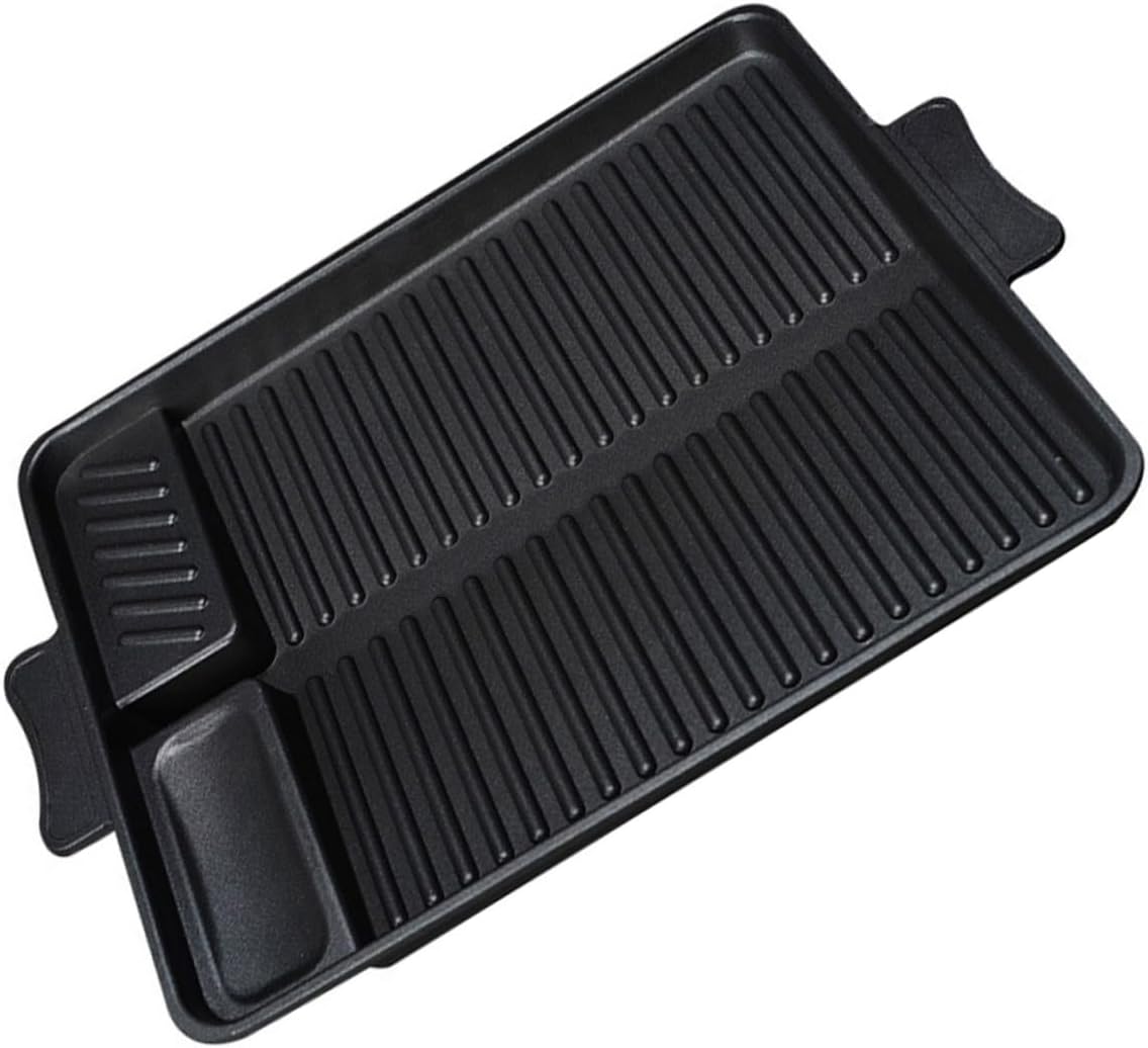 Home Bbq Pans Rectangular Baking Pan Non-stick Bbq Plate Griddle for Grill Outdoor Bbq Tool Grill Tray
