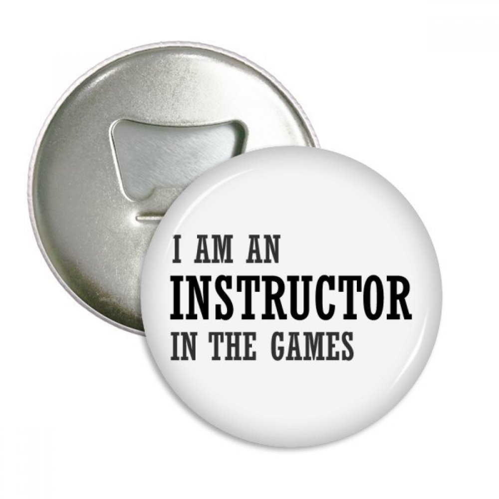 Instructeur de jeux décapsuleur 3-en-1 aimant et badge polyvalent