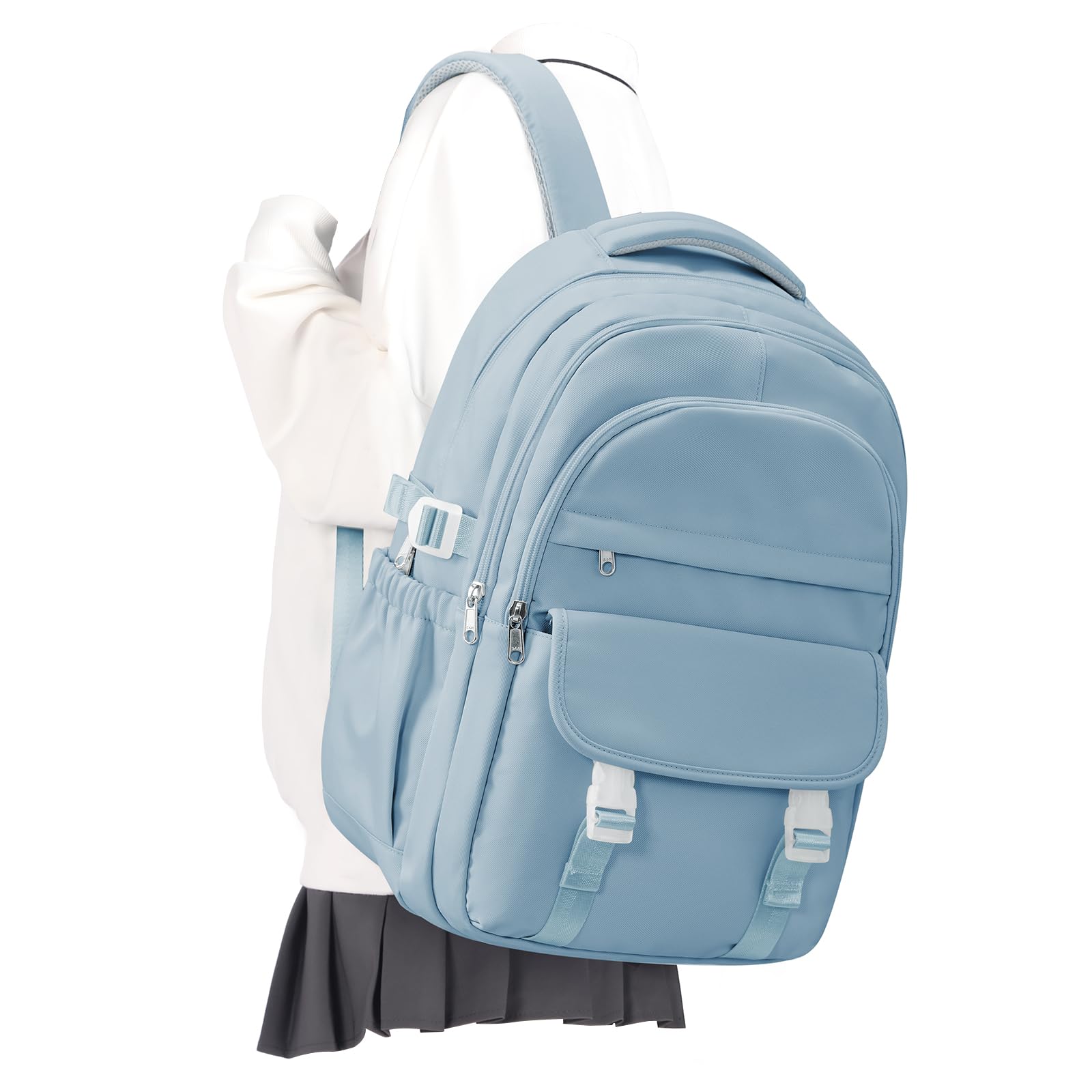 Cypak Preppy Middle School Backpack for Teens Girls Boys Waterproof Backpack with Lots of Pockets College Back pack for Women Men Cute School Bag for