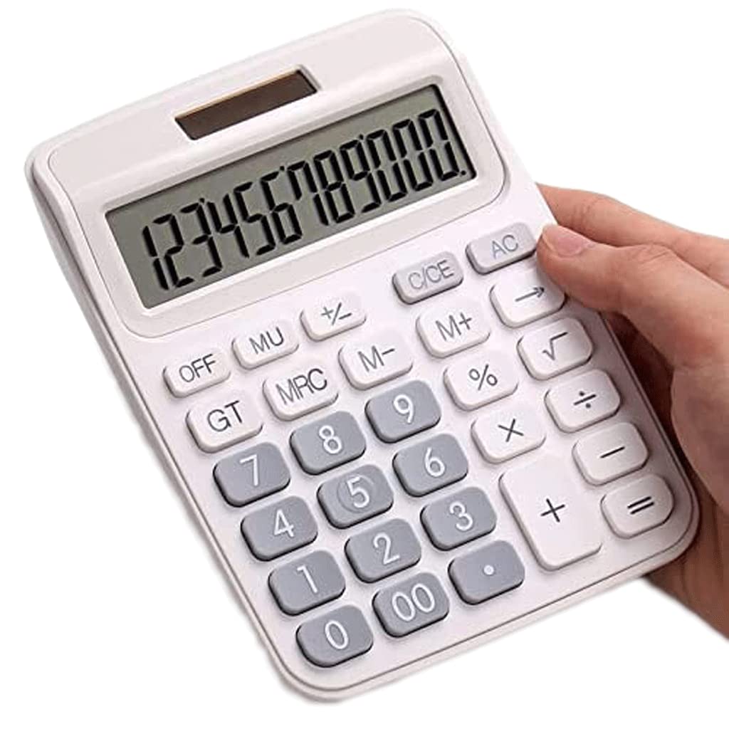 ZZTWER Desktop Calculator，Calculator with Voic，Cute Candy Color Basic Calculator，Standard Function for Office, Home, School