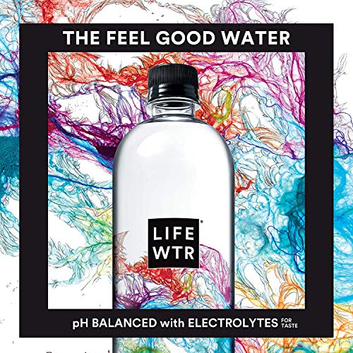 LIFEWTR Premium Purified Water, pH Balanced with Electrolytes for Taste, 23.7 Fl Oz Flip Cap Bottles, 700 mL (45 Count) (45 Count Total)