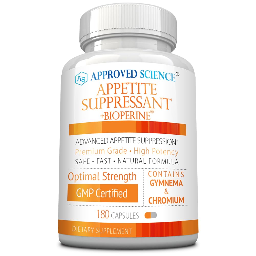 Approved Science Appetite Suppressant 180 Capsules
