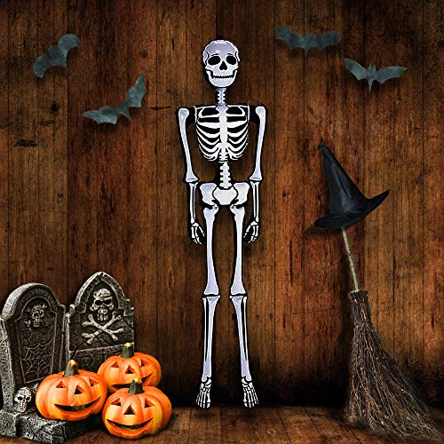Artcreativity AC-340 Life-Size Halloween Skeleton Inflate Decoration (6Ft Tall) Cute And Creepy Home Decor | For Indoor And Outdoor Use | Halloween Party Supplies cover