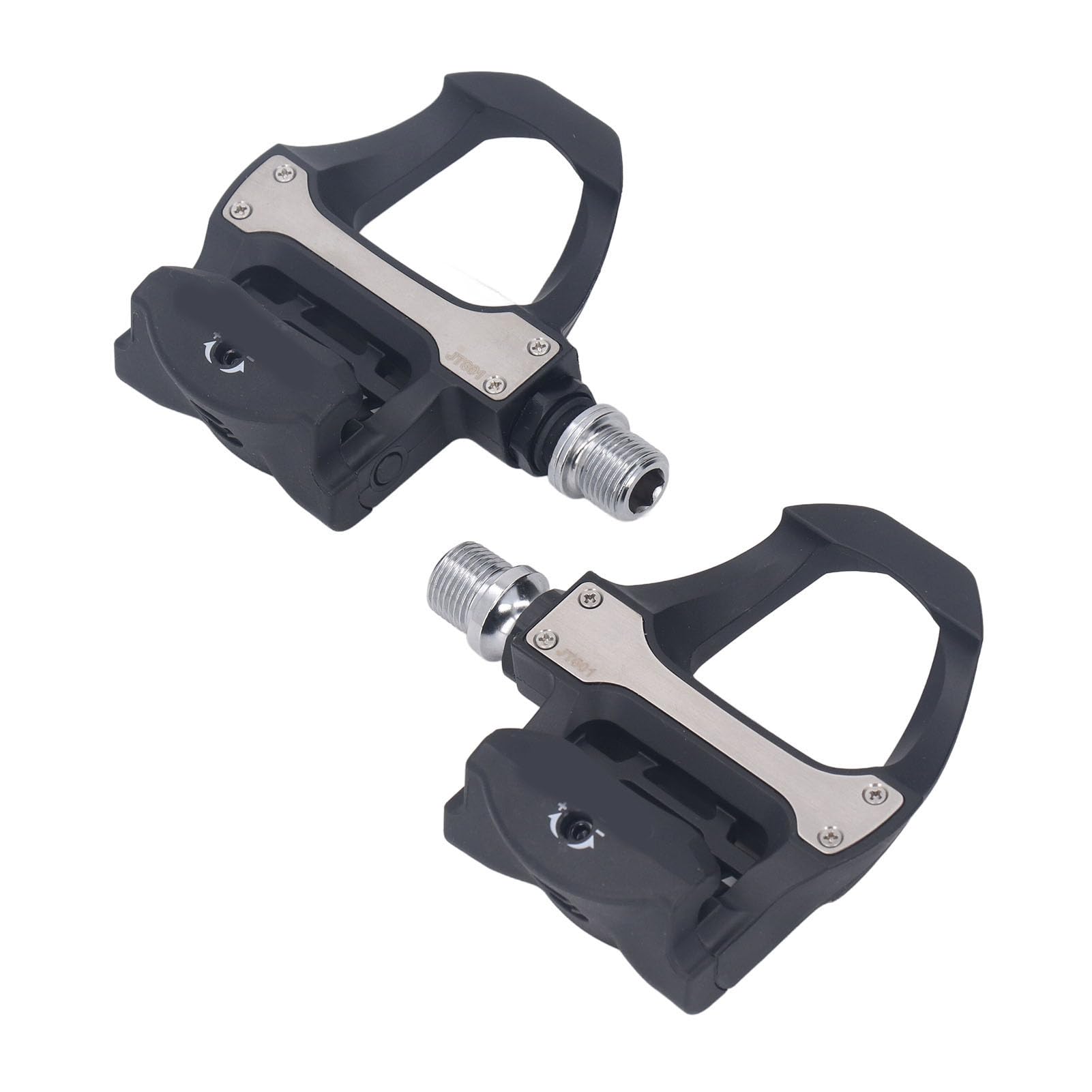 Pedali di bloccaggio con tacchette Set Tacchette con cuscinetti aerodinamici Pedale autobloccante compatibile con il Pedali in nylon leggeri ad alta resistenza per