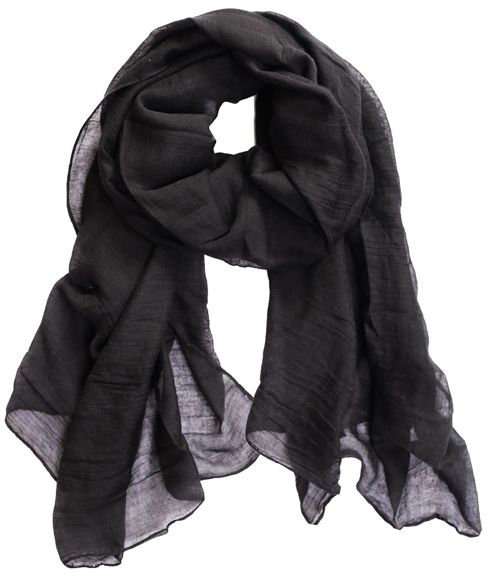 KMystic Large Plain Solid Viscose Scarf