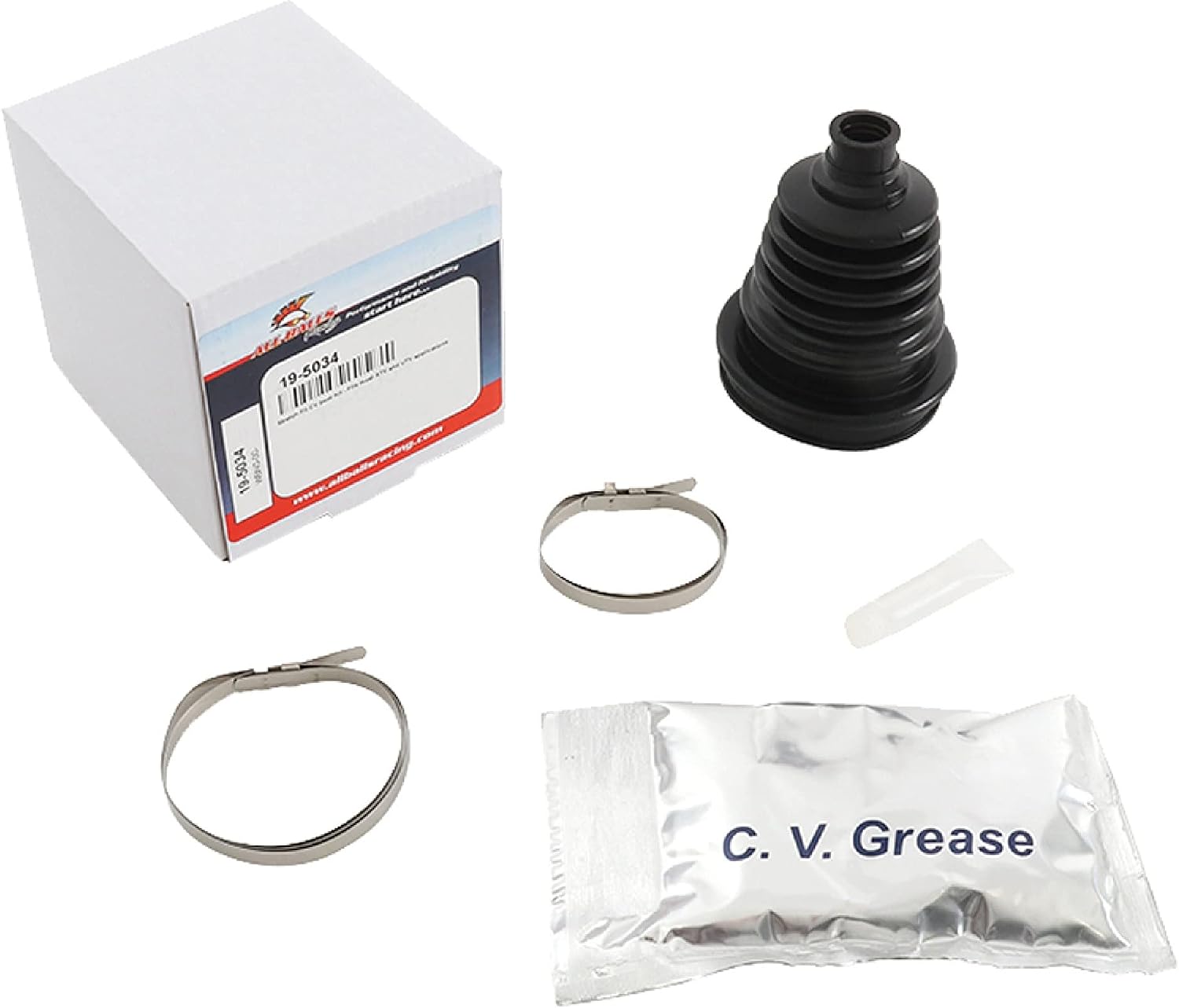 All Balls Universal CV Boot Replacement [Black] (19‑5034)