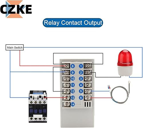 Miniatura 8 de Time and Temperature Integration Control Instrument THF-2000 AC85-AC265V 50Hz Digital Display PID Controller ( Color  Relay Output )
