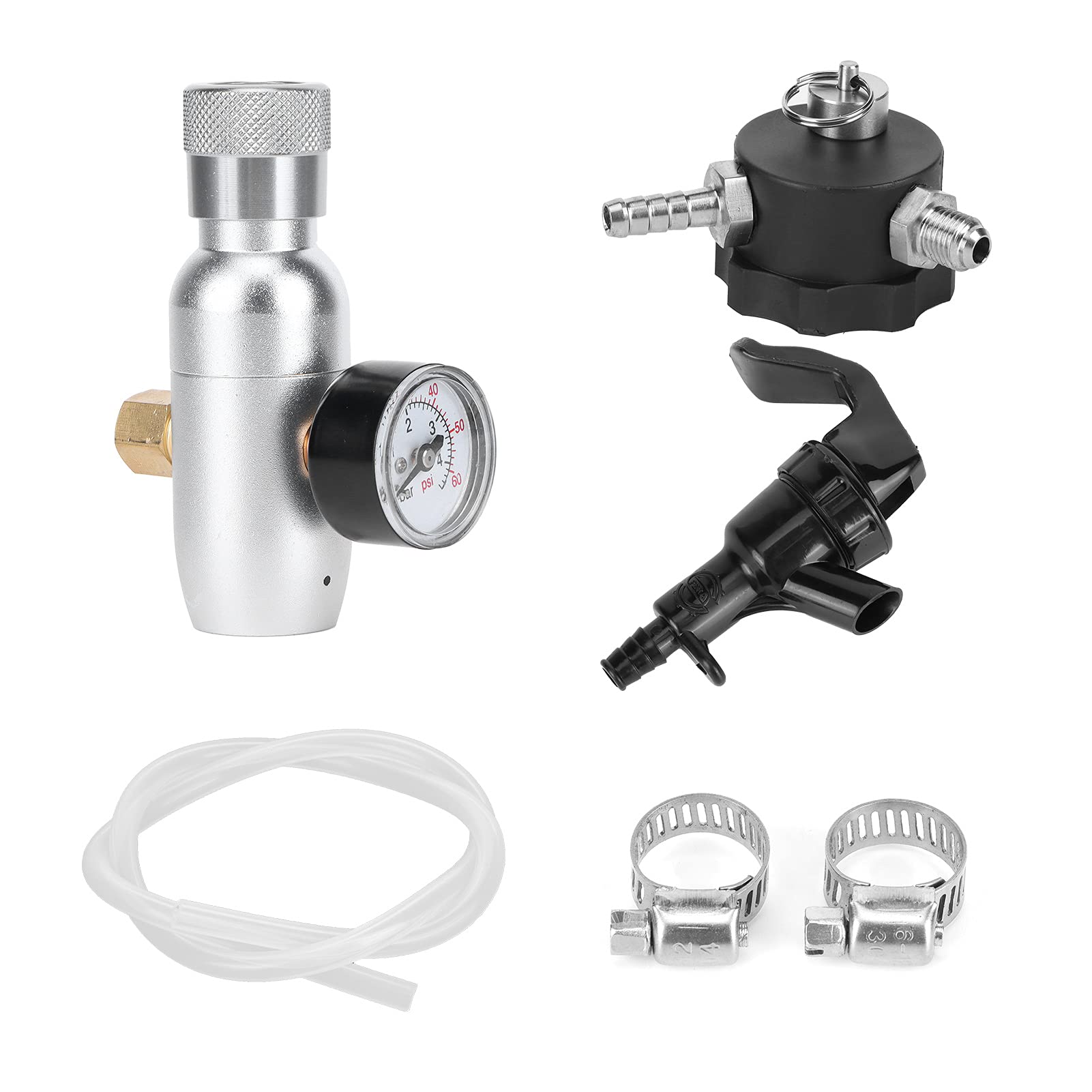 Grifo De Cerveza, Dispensador De Grifo De Cerveza, Regulador De CO2, Kit De Grifo Dispensador De Cerveza De Acero Inoxidable, Equipo De Barril De Cerveza Casero Portátil, Accesorios Para Barril De Cer