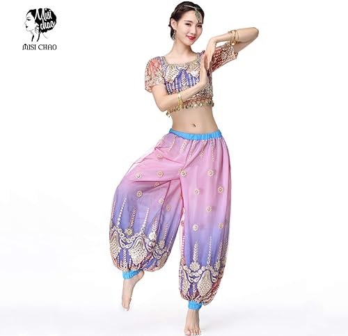 Miniatura 2 de MISI CHAO Pantalones harén para disfraz de Bollywood para mujer
