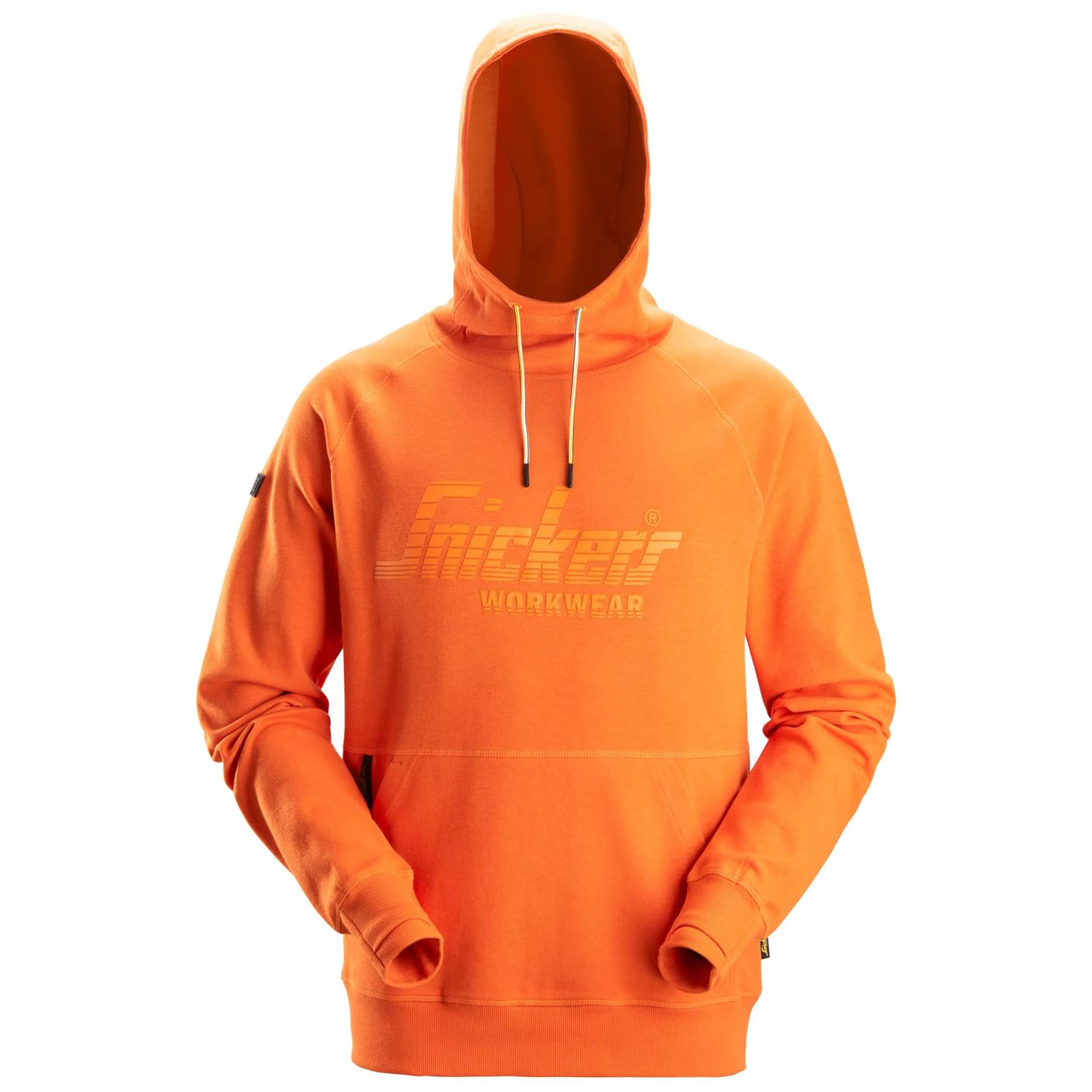 Snickers 2894 Logo Hoodie Warm Orange L Colour: Warm Orange, Chest Siz