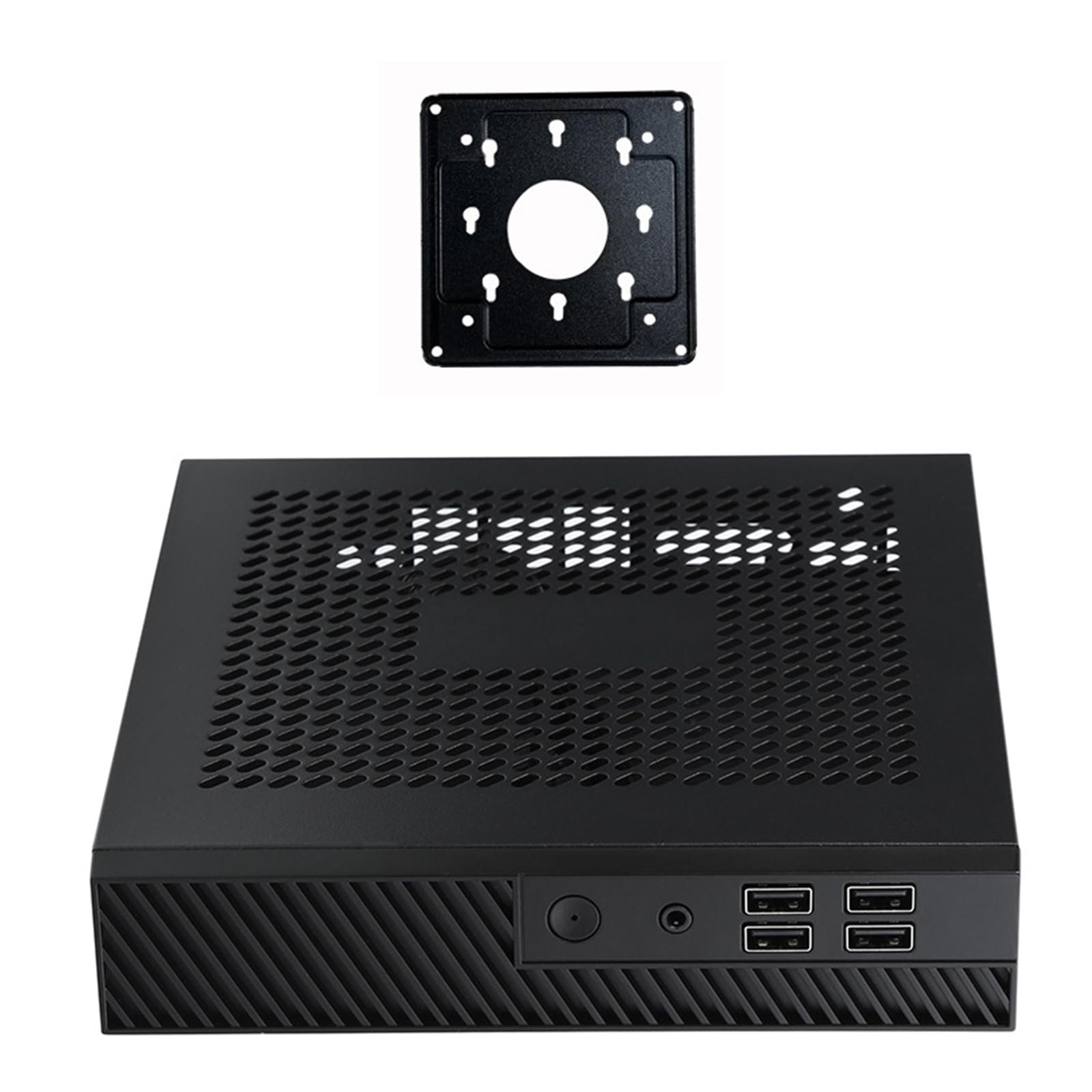 Boîtier informatique ITX compact DX01 mini châssis serveur de bureau - 8