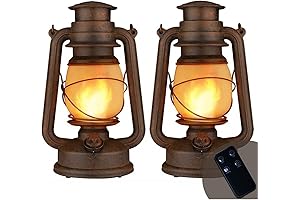 Rustic Log Cabin Decor: Flameless Lanterns for an Idyllic Atmosphere