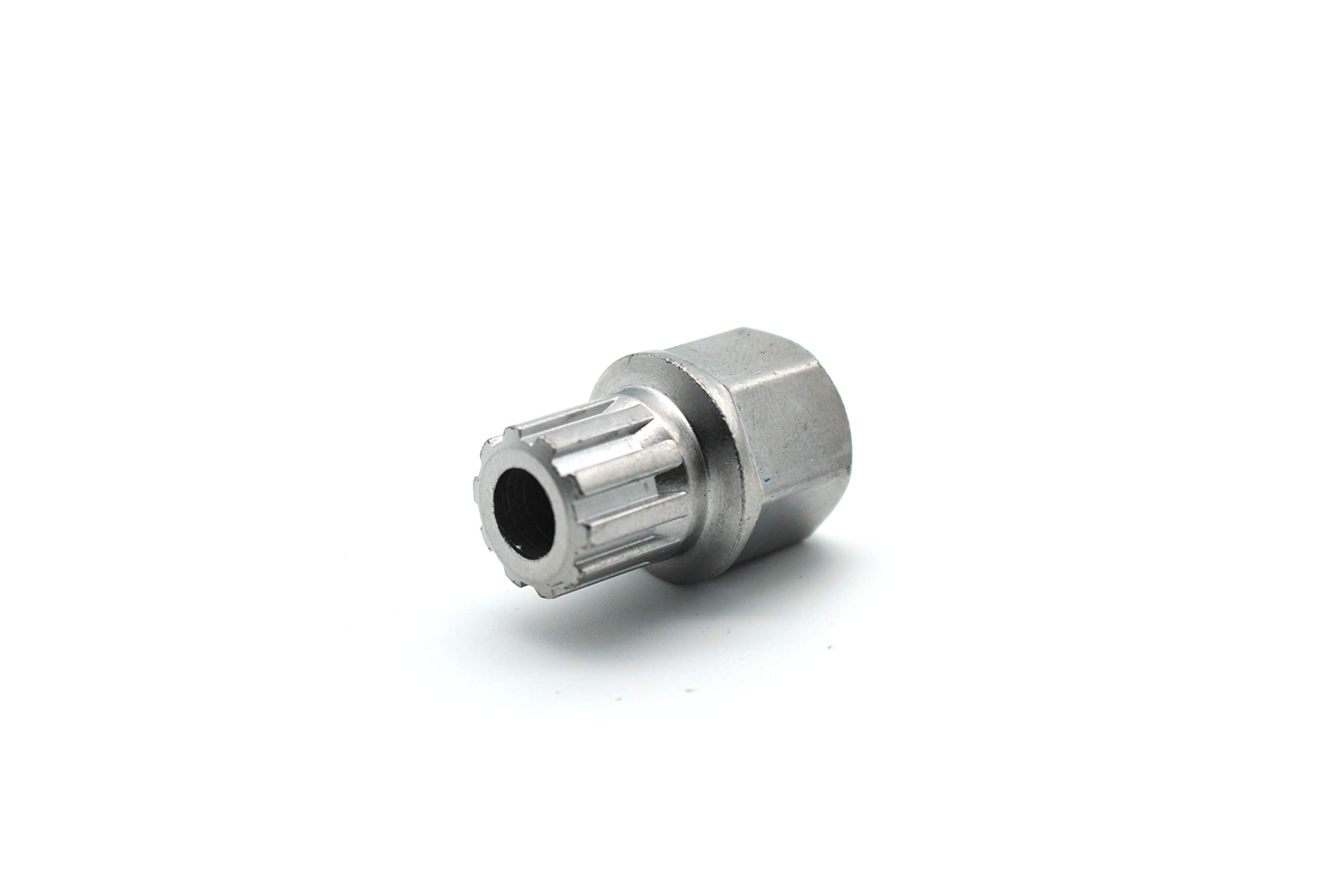 TEMO 55/10Pt Anti-Theft Wheel Lock Lug Nut Removal Socket Key for Vw Audi