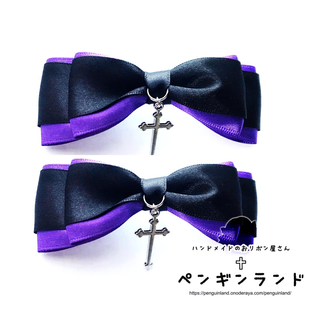 Amazon | （ペンギンランド/小野寺屋）【ヘアクリップ】二つ重ねクロス 