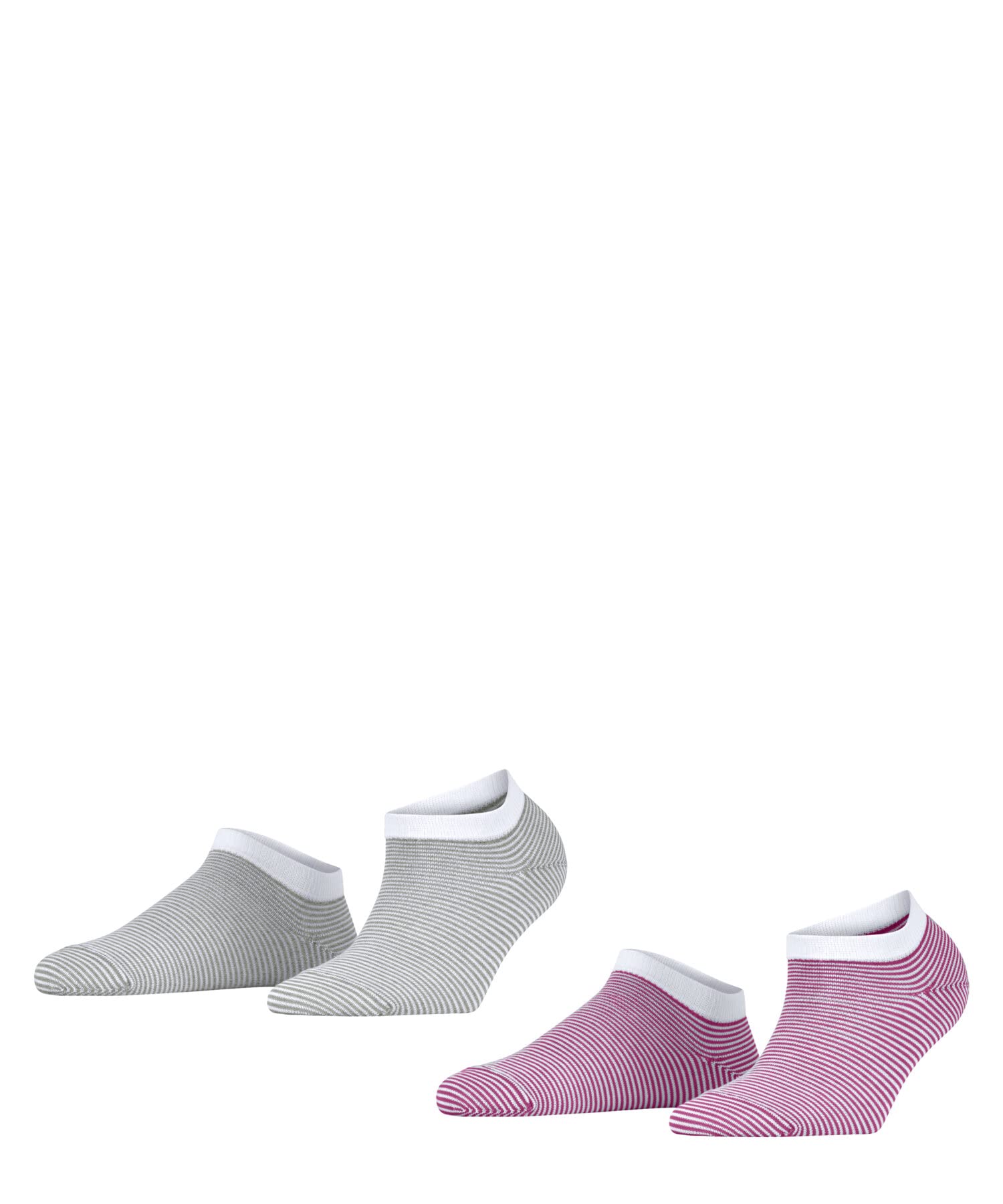 Pack De 2 Socquettes ESPRIT Femme - Coton Bio Respirant Avec Motif Losange - Confortables Et Stylées