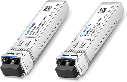 Miniatura 6 de Paquete de 10 módulos SFP Gigabit 1000BASE-LX/LH, 1310nm, 6.2 mi, DDM, transceptor LC Mini-GBIC monomodo para Cisco GLC-LH-SMD/GLC-LX-SM-RGD,