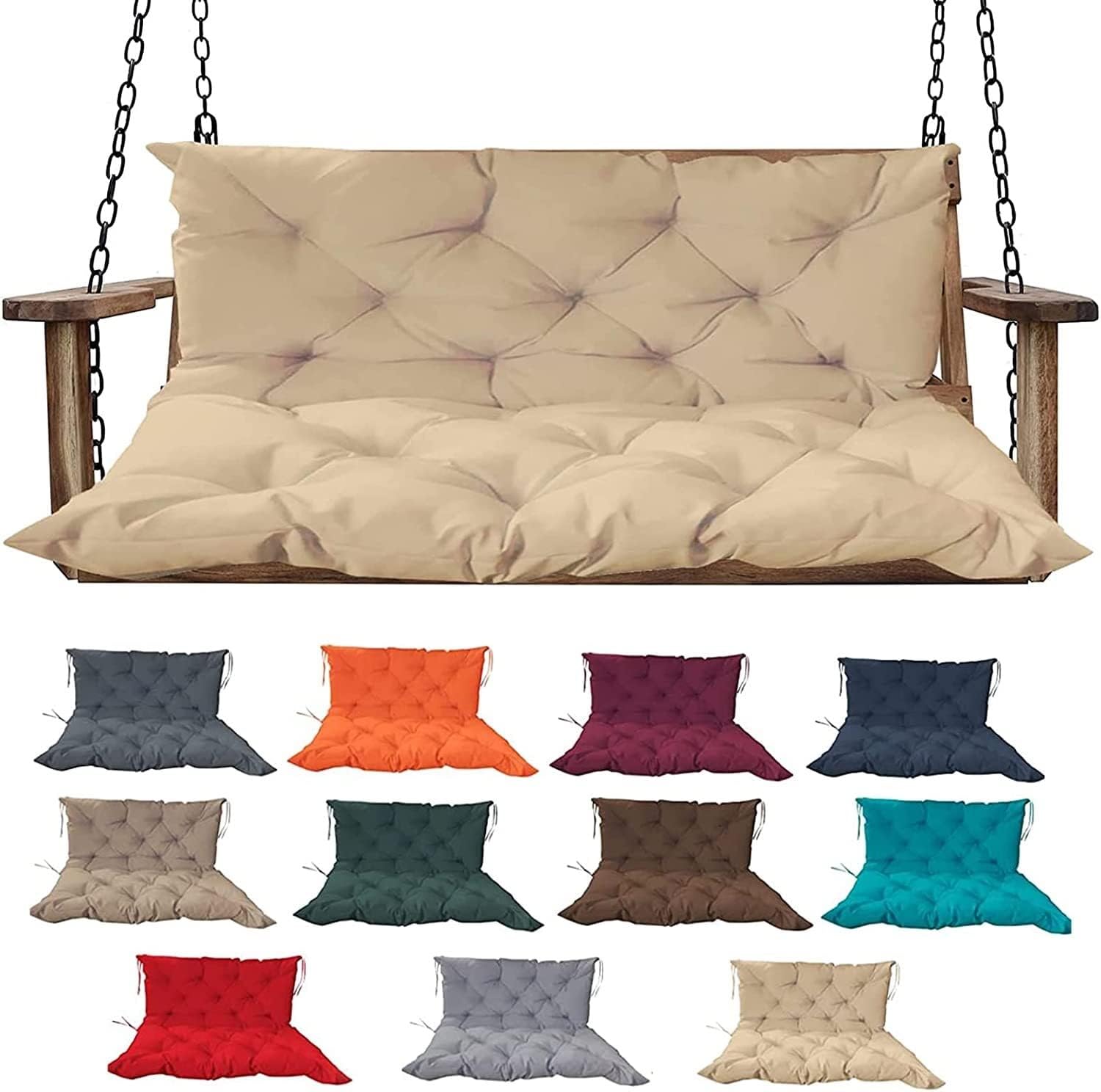 Swing Cushion Replacement Outdoor Porch Swing Cushions