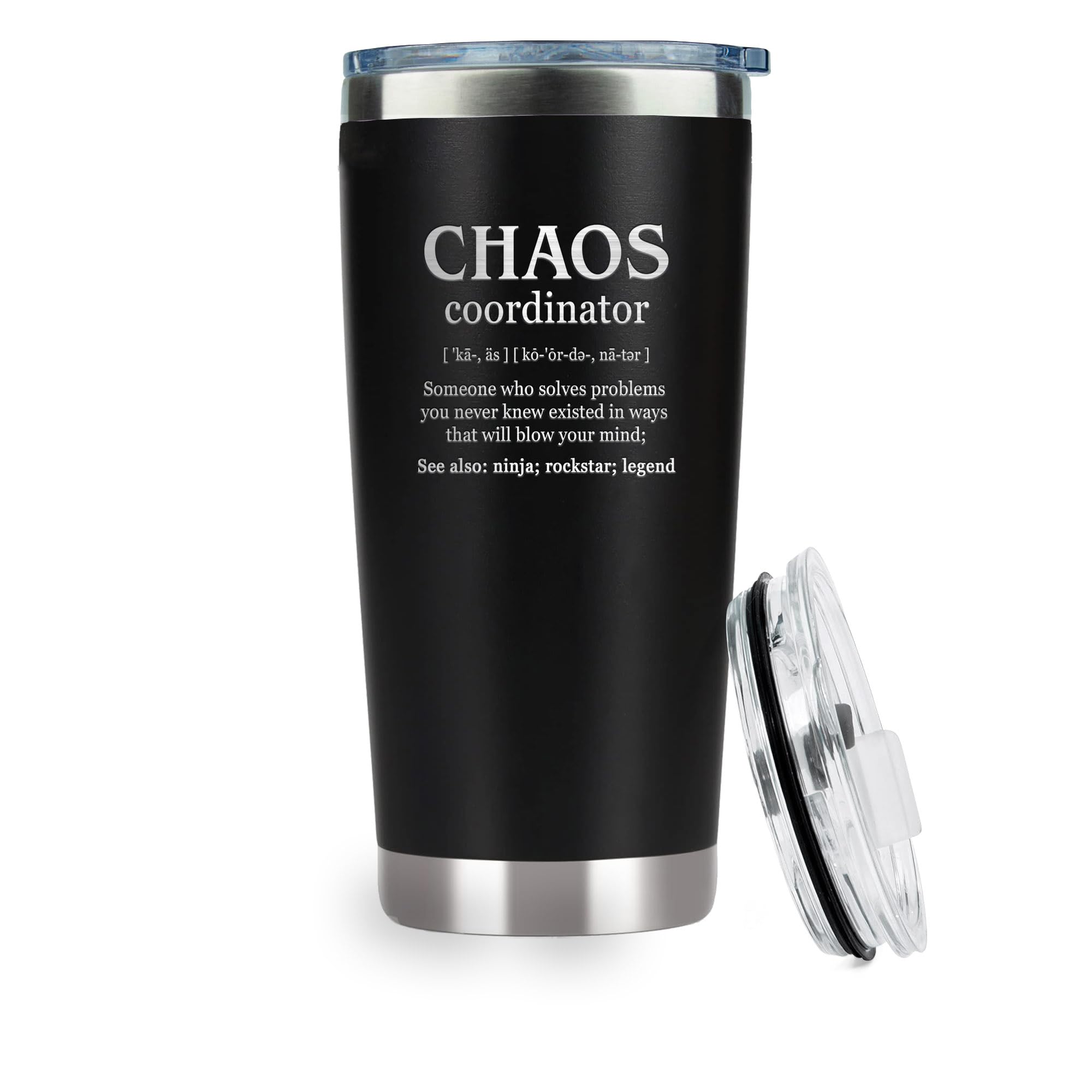 CHICKOR Crossing Guard Appreciation Gifts, Gift for Boss Lady, Manager, Assistant, Teacher, Mom, Officer, Coworker Gifts For Women - Christmas, Birthday, Thank You Gift 20 Oz Stainless Steel Tumbler