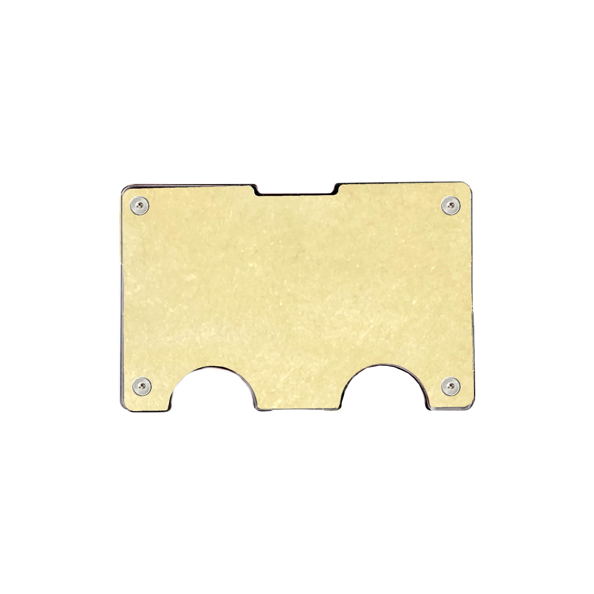 Rift Wallet | Metal Hard Shell | RFID Metal Hard Case | Minimalist | Made in USA, Brass, Minimalist Rfid Blocking Wallet