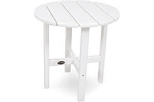RST18WH Round 18” Polywood Patio Table