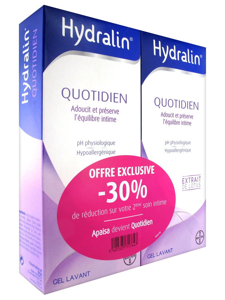 Hydralin Daily Soothing Solution 2 x 400ml
