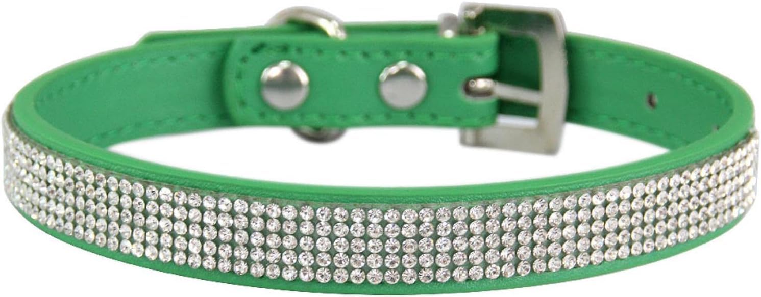 Collier personnalisé pour chien strass éclatants et métal XL