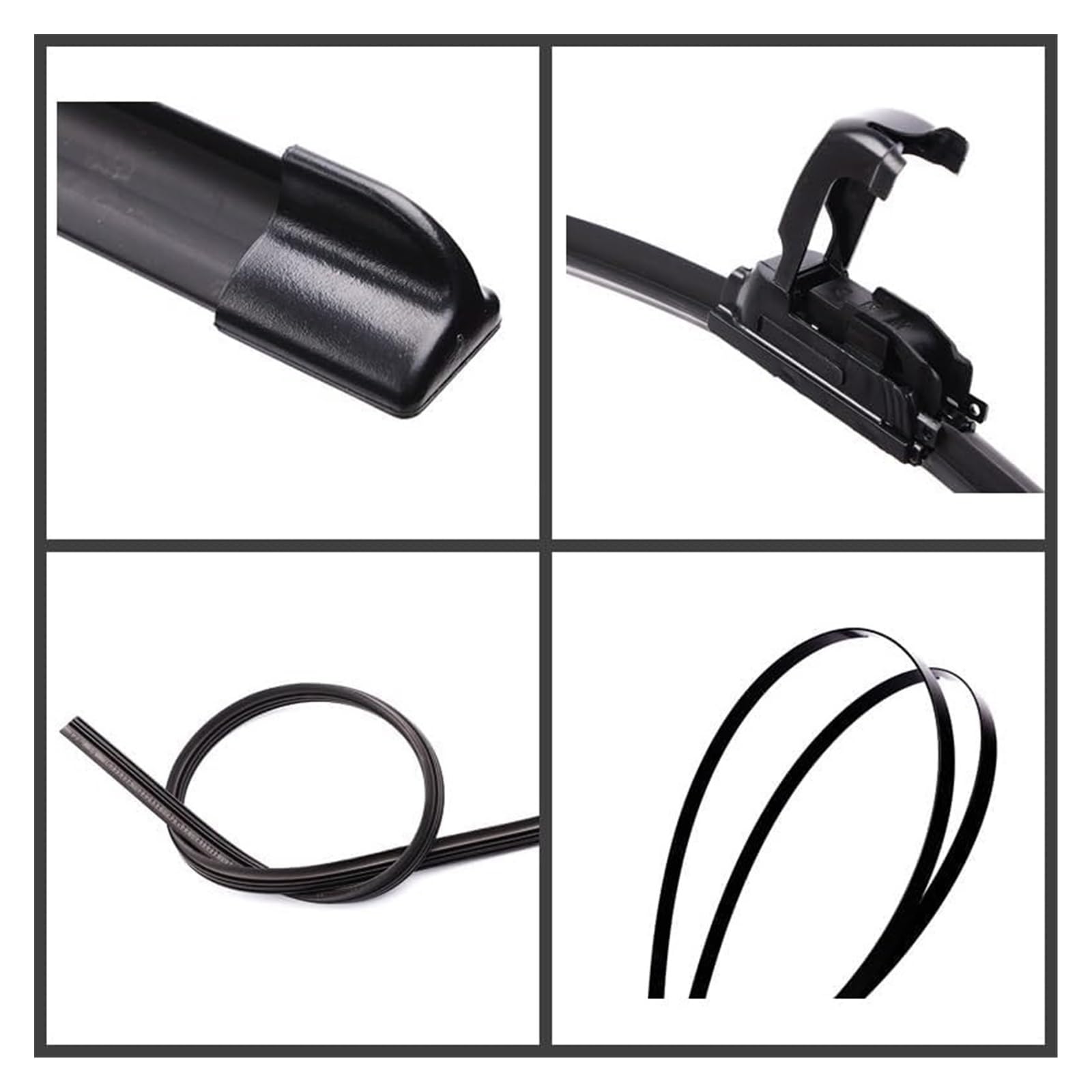 Tergilunotto Automobilistico per Hyundai per Santa Fe DM 2012 2013 2014 2015 2016 2017 Anteriore Posteriore Spazzole Tergicristallo Spazzole J Gancio Spazzole Tergicristallo Auto