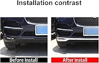 Vista 1 de YIWANG ABS cromo coche Parachoques delantero cubierta Trim 3 unids para Jaguar F-Pace Prestige Premuim 2016 2017 2018 Accesorios externos