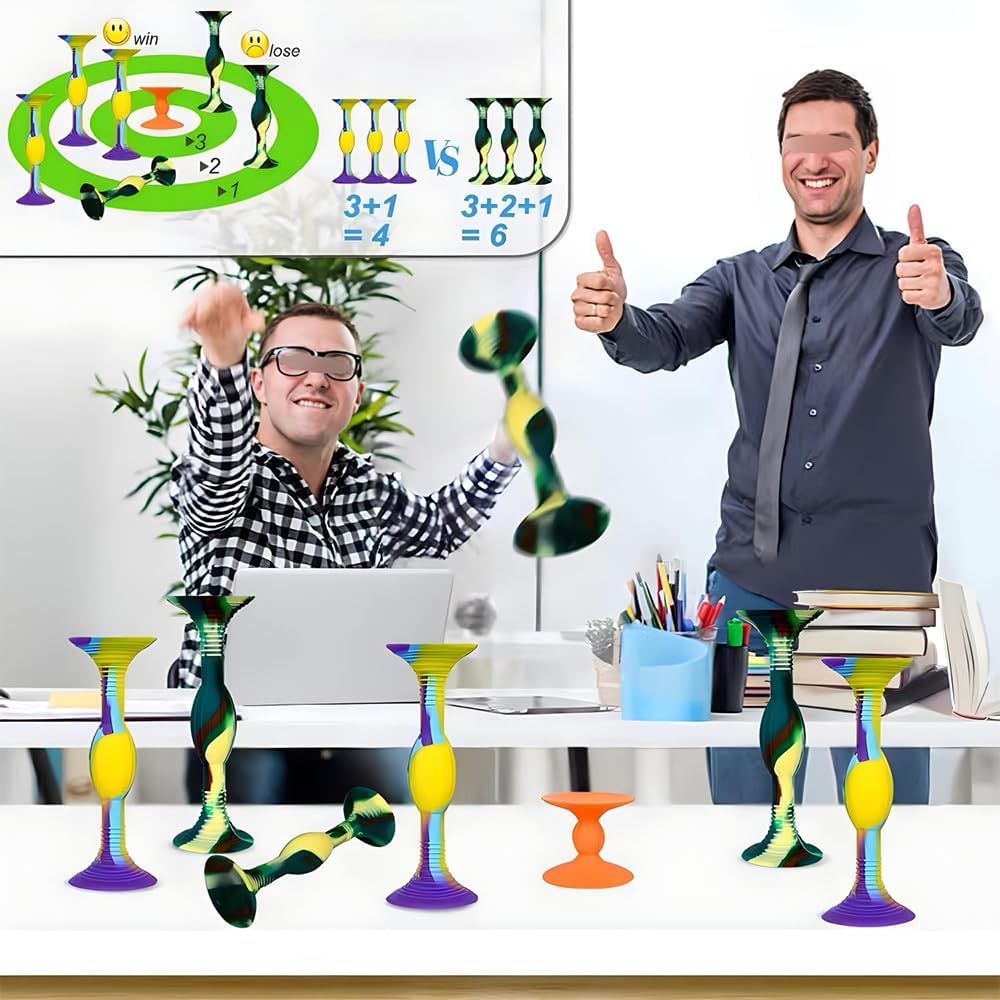 Namvo – Ensemble de fléchettes à Ventouse colorées en Silicone, fléchettes souples collantes, Jeux de Lancer de Sports d'intérieur et d'extérieur