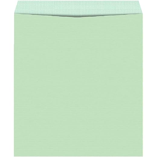 NSSP Cloth Line Courier Cover Green 14x10 Inch Pack of 50