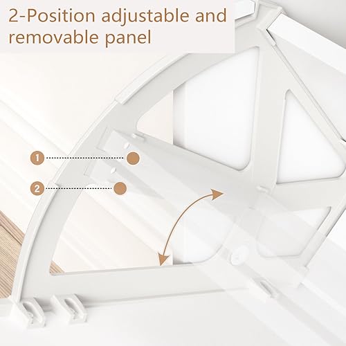 Miniatura 6 de LYNSOM Armario de zapatos, organizador de zapatos con 2 cajones abatibles, moderno almacenamiento de zapatos de entrada con pantalla superior,