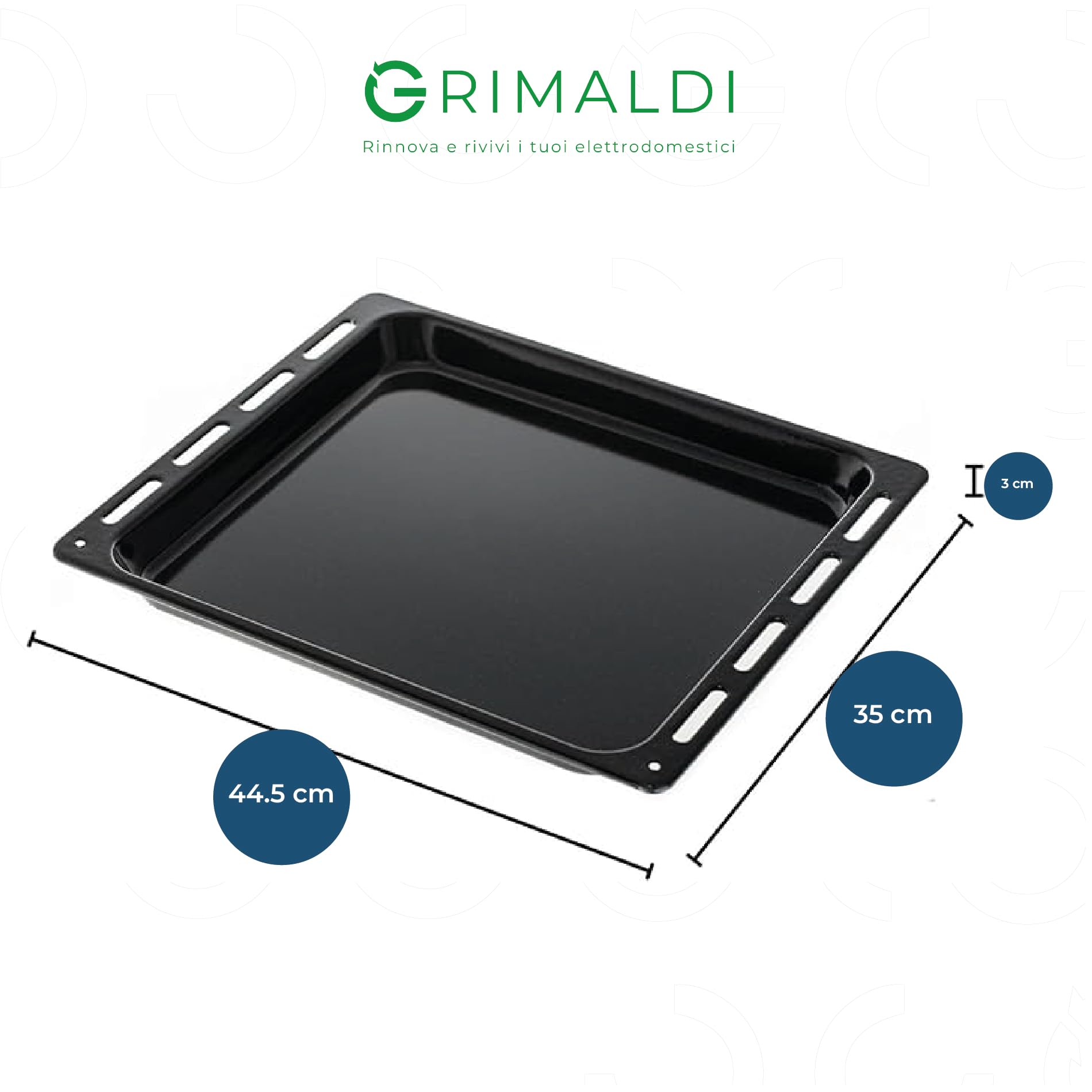 Vassoio Leccarda Forno Candy 45.9x37x3.5 Cm | Ricambio Codice 42820218 - Foto 9