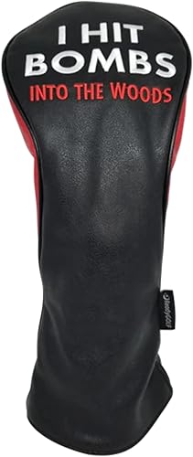 ReadyGOLF I Hit Bombs (Into The Woods) - Funda bordada para conductor