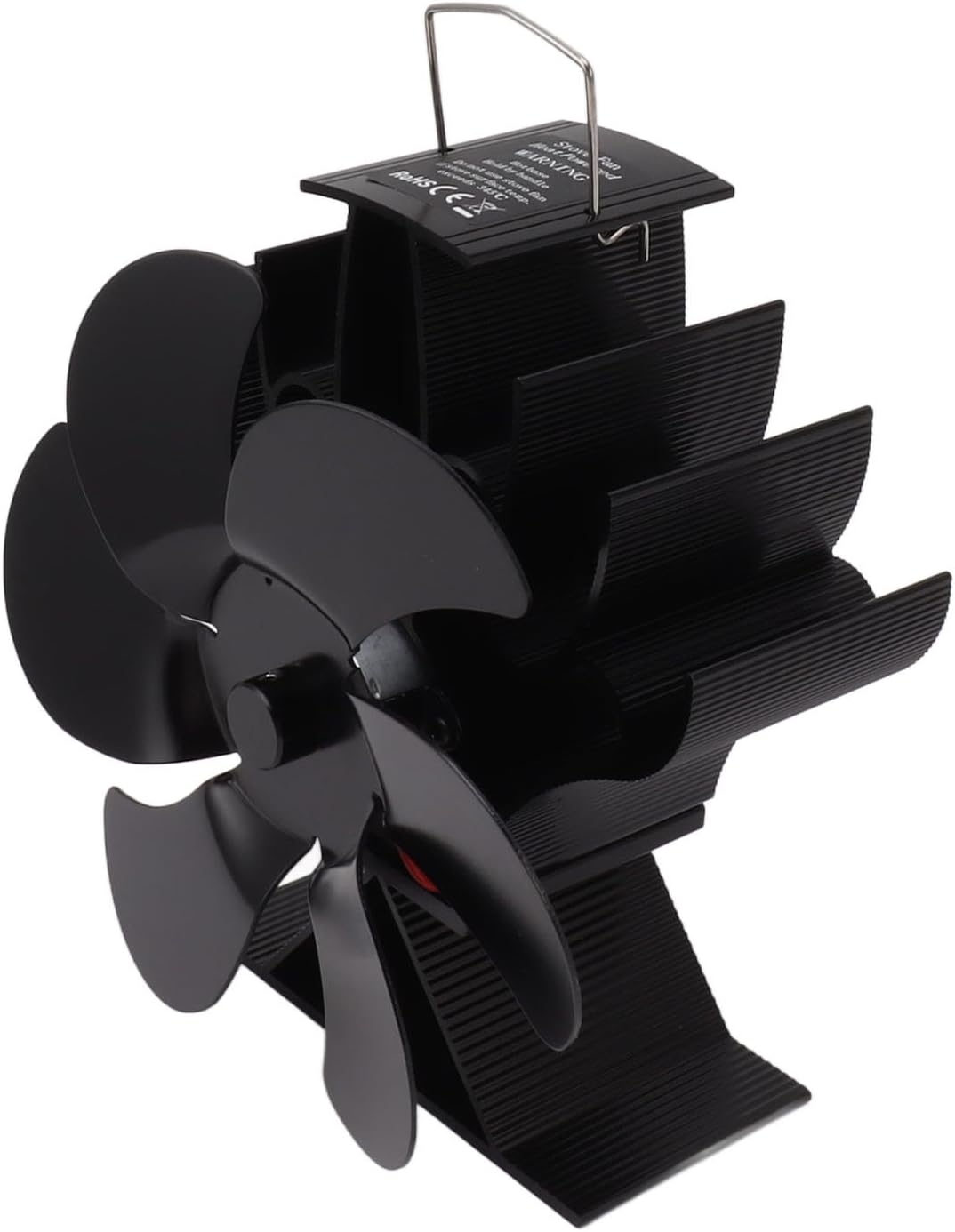 Garosa Stove Fan, Aluminum Alloy, Energy Efficient Heat Powered Fireplace Fan for Kerosene and Wood Stoves