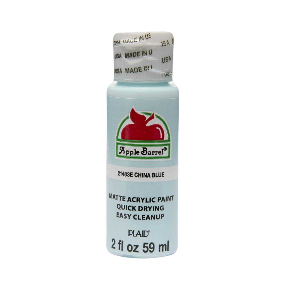 Apple Barrel Acrylic Paint China Blue 2 oz | Non-Toxic Craft Paint for Beginners - main product image